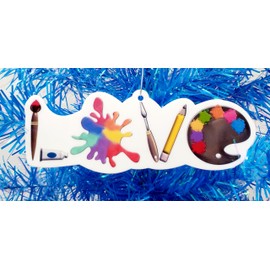 Artist Lover Art Love Christmas Ornament (A129)