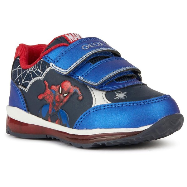 Geox Boys' B Todo Boy Trainers, Navy red