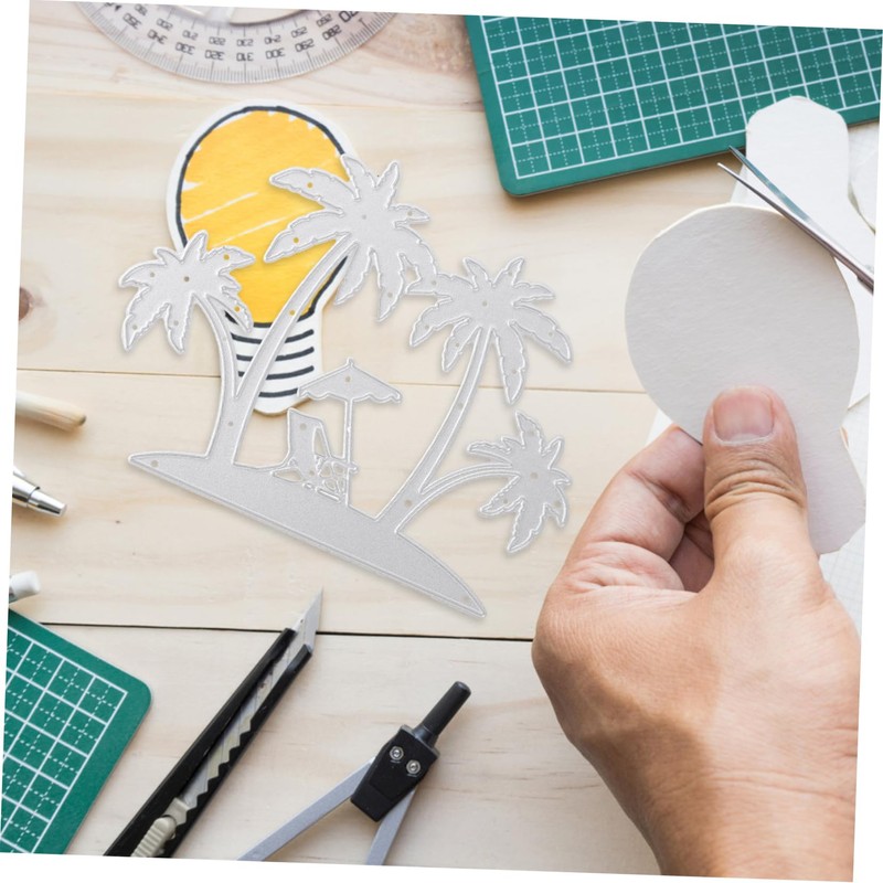 Hohopeti Multi Use Beach Coconut Tree Metal Cutting Die Mold