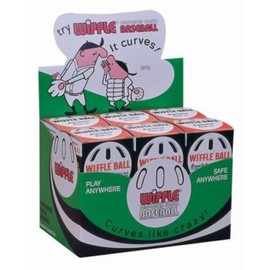 Original Wiffle® 9” Baseballs (1 Dozen Balls in Counter Display Case) - Classic Perforated Design, American Made Since 1953 – Safe, Durable Outdoor Fun for All Ages