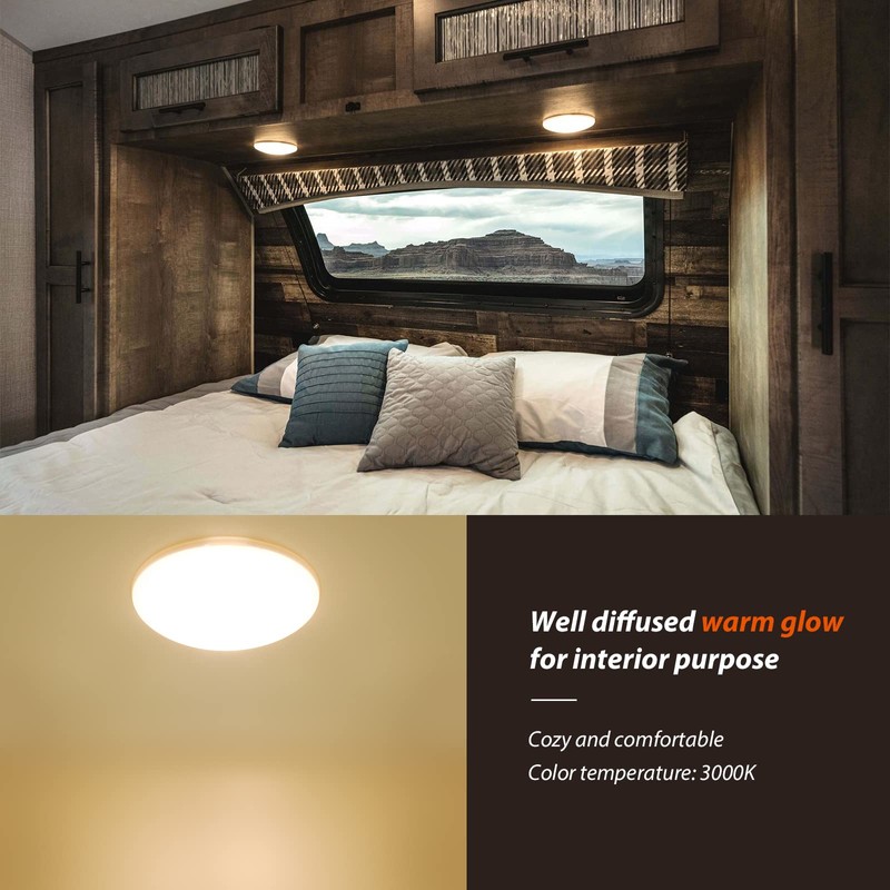 Dream Lighting 12V 4.5inch RV Interior Lighting - 5.4W LED