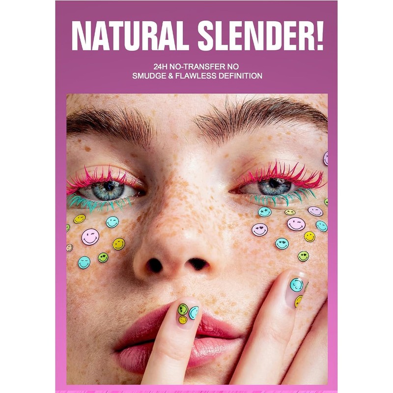 Kyannkara Volumizing Mascara Waterproof Long Lasting No Clumping Formula, Smooth