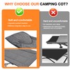 Ouwxim Camping cots for Adults,Cots for Sleeping,Cushion and Pillow, Camping