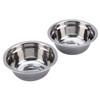 Fayelume Double Dog Bowls Elevated, Elevated Dog Bowls with Stand,