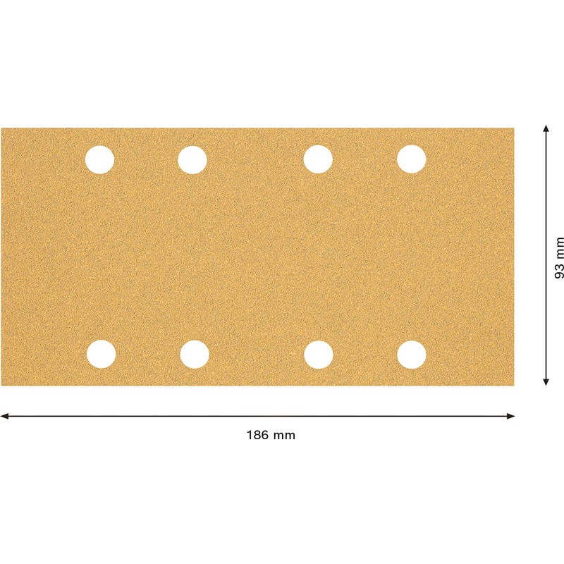 Bosch Professional 50x Expert C470 Sandpaper (for Hardwood, Paint on