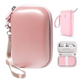 alltravel Label Printer Case for NIIMBOT Label Maker Machine D11 Label Printer (Rose Gold)