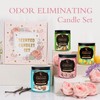 Odor Eliminating Lemon Lavender Scented Candles for Women and Men,