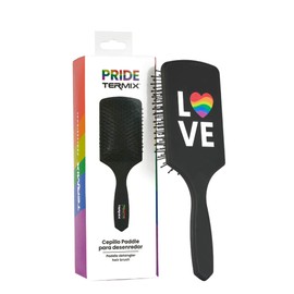 Termix Pride Professional Detangling Paddle Brush | Pride Design Anti-Tangle Brush | Ideal for Dry and Wet Hair | Non-Slip Surface | Rounded Tips Stimulate Growth