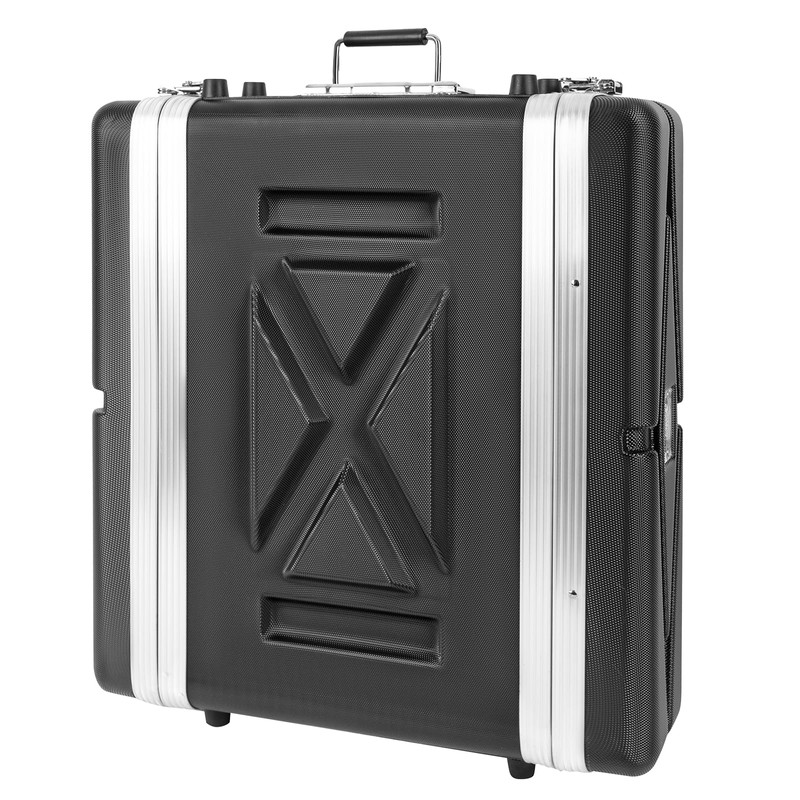 MUZNOTE 2U ABS Rack Case Shallow 12" Depth,19" Rackmount Flight