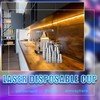 Disposable Silver Drinking Party Paper Cups 9 oz Iridescent Disco