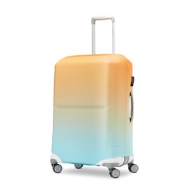Samsonite Printed Luggage Cover, Blue/Orange Ombre, Medium