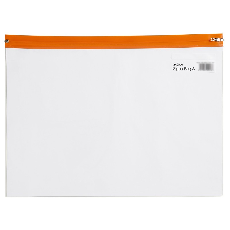 Snopake A4 Zippa-Bag ‘S’ Classic with Write-On Label [Pack of
