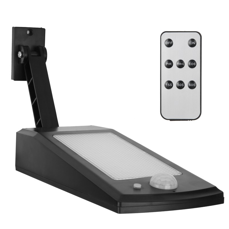Solar Power Lamp Induction LED Wall Light with Remote Control