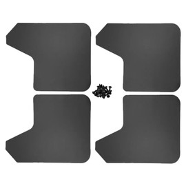 KACEPAR Splash Guards Mud Flaps Mudflaps Mudguard Fender Flares, Set of 4 Splash Guards Mudguards Mudflaps with Hardware Kits, Universal Exterior Fender Flares for Car Truck SUV Van, Red