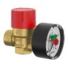 Flamco Prescomano 27683 Safety Valve with Pressure Gauge - Pressure