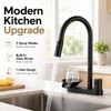 Swiwikai Kitchen Faucet with Pull Down Sprayer & Glass Rinser,