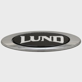 Lund Boat Raised Emblem Decal 2094234 | Logo Silver Black Sticker