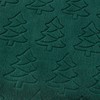 furn. Festive Trees Throw – Festive Tree Embossed Soft Flannel