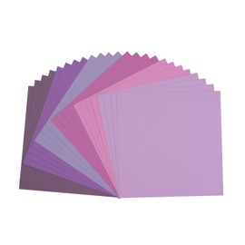 Vaessen Creative Florence Scrapbook Paper 216 g 12 x 12 x 24 Sheets Multipack, Purple, Paper, Multicoloured, 30.5 x 30.5 x 0.7 cm