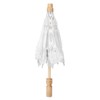 Handmade Lace Flower Embroidery Parasol Wedding Bride Photography Umbrella White