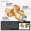 Airuida Single Function Shower Trim Kit Shower Faucet Set Wall