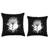 Badminton Racket Streetart Throw Pillow