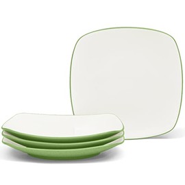 Noritake Colorwave Apple 8-1/4" Square Salad/Dessert Plates, Set of 4