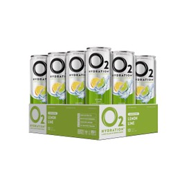 O2 Lemon Lime Post Workout Recovery Drink - Powerful Electrolyte Drink for Daily Hydration