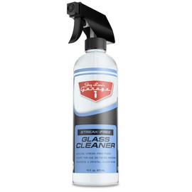 Jay Leno's Garage Glass Cleaner Spray – Streak-Free Auto Glass Cleaner for Cars, Automotive Window Cleaner for Car Windows, Windshields & Mirrors, Tint-Friendly Interior & Exterior Glass – 16 oz