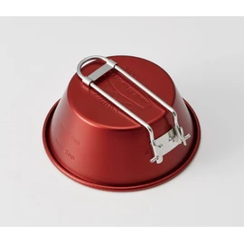 Skater ASC1-A Aluminum Sierra Cup Folding Handle with Scale 10.1 fl oz (300 ml), Red