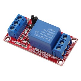 VKLSVAN 3PCS DC 12V 1 Channel Relay Module Board with Isolated Optocoupler Supports High and Low Level Trigger Relay Expansion Board Relay Switch
