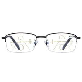 MIRYEA Progressive Multifocus Reading Glasses Blue Light Blocking Computer Readers 2.5