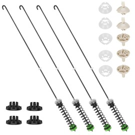 W11130362 Washer Suspension Rod Kit Compatible with Whirlpool Maytag Kenmore Washing WTW5000DW2 WTW5000DW3 WTW5000DW1 MVWX655DW1 MVWC565FW1-Replaces W10594080 W10735786 W10748956 W10780040