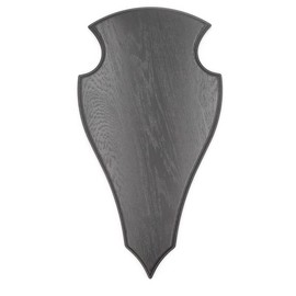 GTK - Geweihe & Trophäen Krumholz Deer Trophy Sign Pointed in Dark Oak AF 42 x 22 cm