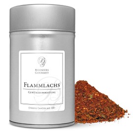 Boomers Gourmet - Premium Flame Salmon Spice, Flame Salmon Spice Mix for Perfectly Spiced Salmon - High Quality Salmon Spice for Gourmets - Spice Jar 11.5 cm - 90 g
