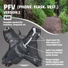Phone Flask Vest (PFV), Black, 3.0 (Large/X Large)