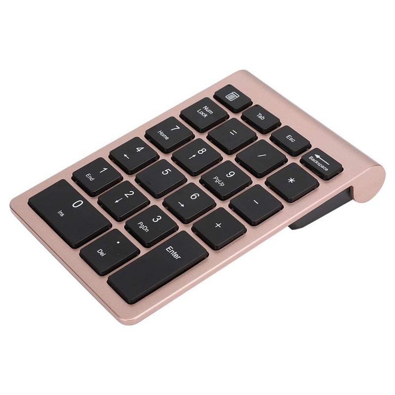 V BESTLIFE Teclado numérico, 22 Teclas 2.4G Mini Teclado ergonómico
