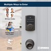 Brinks Keyless Entry Electronic Touchpad Door Lock - Backlit Keypad