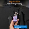 Forge Luggage Locks TSA Approved 2 Pack Purple, Small Combination