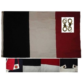 "Flags & Signs" 3x5 Embroidered France French Cotton Flag 3'x5' Banner Grommets 2 a-1-190