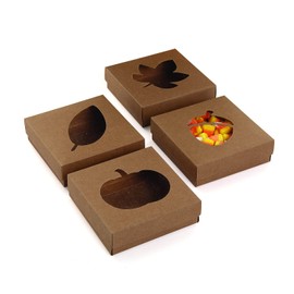 Fun Express FALL DIE CUT TREAT BOX - Party Supplies - 12 Pieces