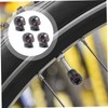 MAGICLULU 4pcs Skull Style Tire Valve Stem Caps Leak Truck
