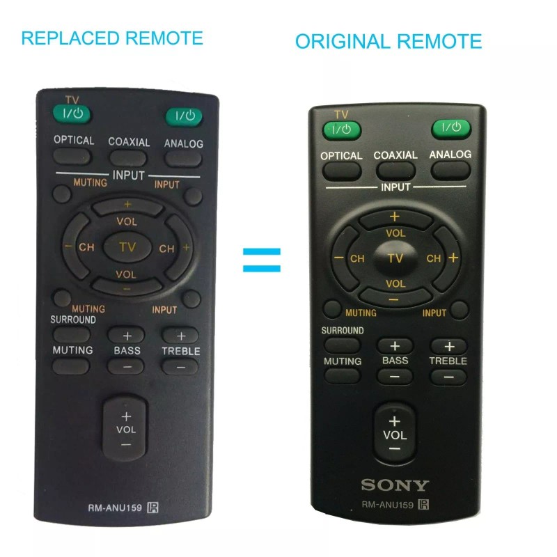 Unbranded New Replacement Remote RM-ANU159 for Sony Sound Bar HT-CT60