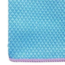 マーナ(MARNA) 窓&鏡ピカピカクロス ( 窓ふき 窓掃除 / 手垢 油汚れ にも) クロス 窓ガラス ブルー W493B