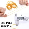 Rubber Bands Size16 Elastic Rubber Band #16 yellow 600Pcs rubber