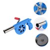 Kisangel Bbq Air Blower Hand-cranking Fan for Outdoor Cooking Portable