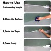 Silicone Seal Weather Stripping Tape 16.5 Ft Strip Bottom Draft