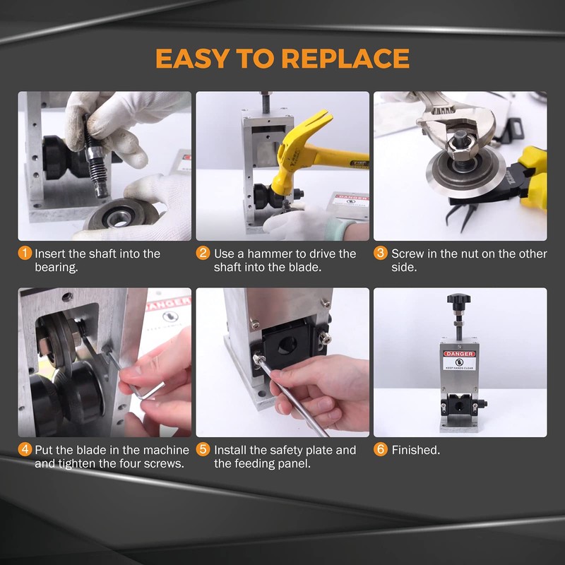 BEAMNOVA Upgraded Replacement Blade for Copper Wire Stripping Machine Powered