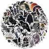 Unbranded 10pcs Gothic Plague Raven Stickers- Scrapbooking/C