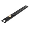 Aluminum Alloy Straight Ruler 25cm Precise Scale Professional for Woodworking